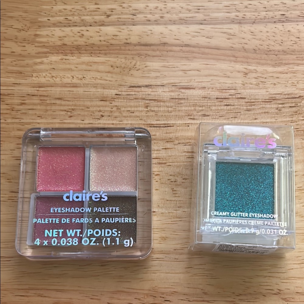 Claire's Glitter and Matte Eyeshadow Duo